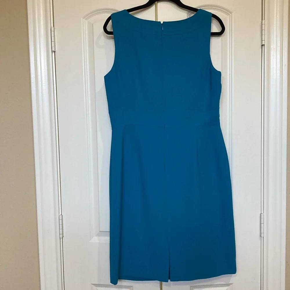 Tahari Arthur S Levine blue/teal dress ⬇️ Price Drop⬇️ - Picture 9 of 9